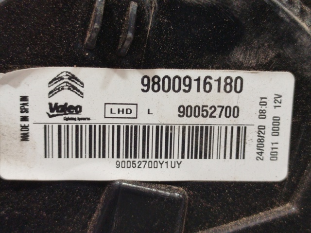 9800916180 PEUGEOT Piloto trasero izquierdo  comprar en Jaén