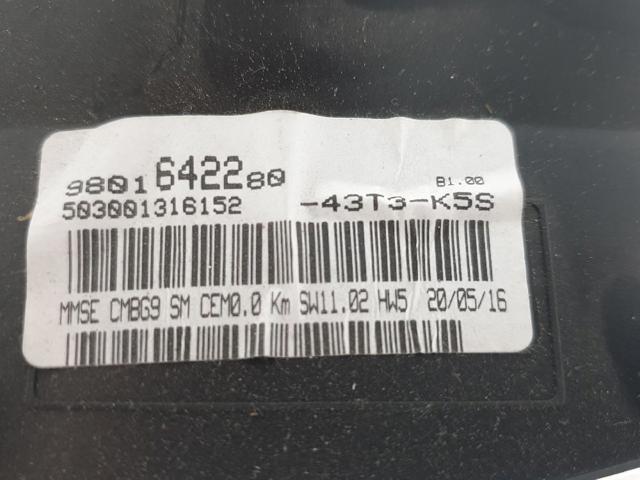 PEUGEOT 9801642280 Tablero de instrumentos  comprar en Ponferrada