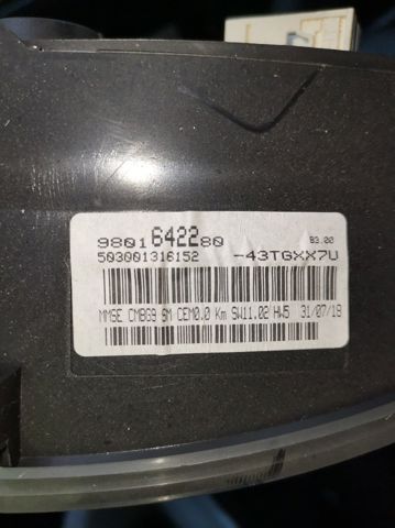 PEUGEOT 9801642280 Tablero de instrumentos  comprar en Albacete
