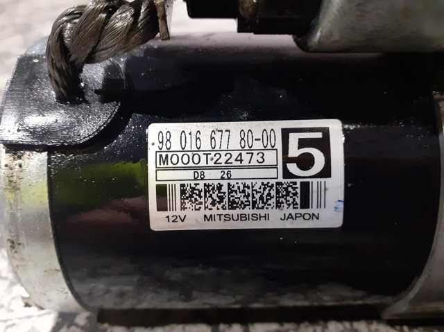 PEUGEOT 9801667780 Motor de arranque  en stock Salamanca
