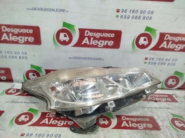 Faro delantero derecho 9802221280 PEUGEOT