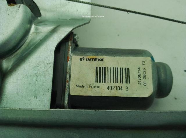 PEUGEOT 9802389180 Mecanismo de elevalunas delantero derecha  en stock Terrassa