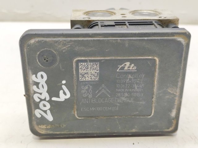 Módulo hidráulico ABS Peugeot 208 CA, CC