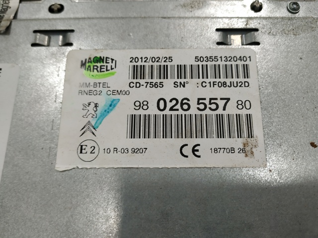 9802655780 Peugeot/Citroen