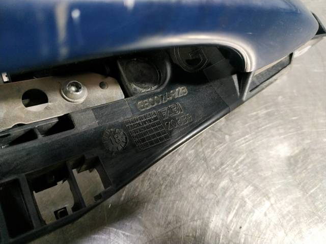 9802977380 PEUGEOT Soporte de manija exterior de puerta trasera izquierda  en stock Gandía