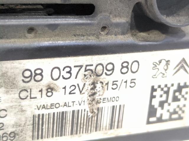 9803750980 PEUGEOT Alternador  en stock Gandía