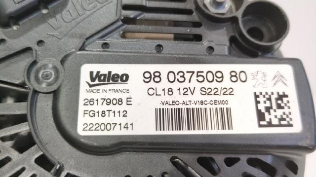 PEUGEOT 9803750980 Alternador  comprar en Murcia