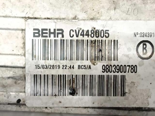 9803900780 Intercooler  en stock Castellón