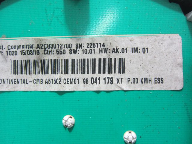 98041179XT PEUGEOT Tablero de instrumentos  comprar en Lleida