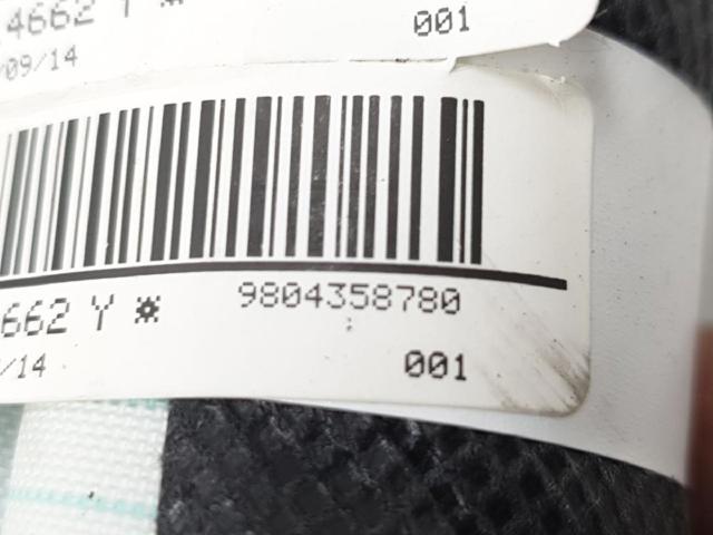 9804358780 PEUGEOT Airbag de cortina lateral derecha  comprar en Oviedo