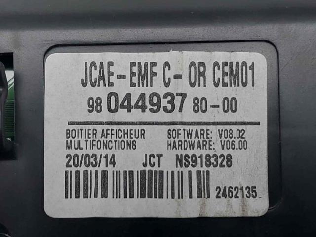 9804493780 PEUGEOT Pantalla multifunción  comprar en Lleida
