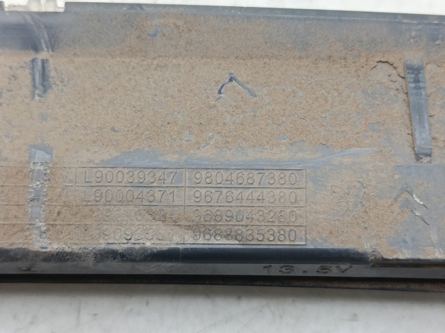 9804687380 PEUGEOT Luz de freno trasera adicional  comprar en Oviedo