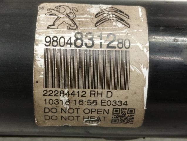 9804831280 PEUGEOT Amortiguador delantero derecho  disponible Alicante