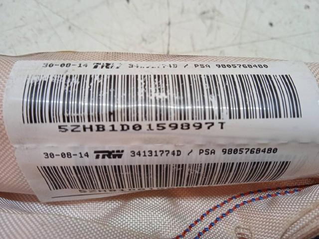 9805768480 PEUGEOT Airbag de cortina lateral izquierda  comprar en Oviedo