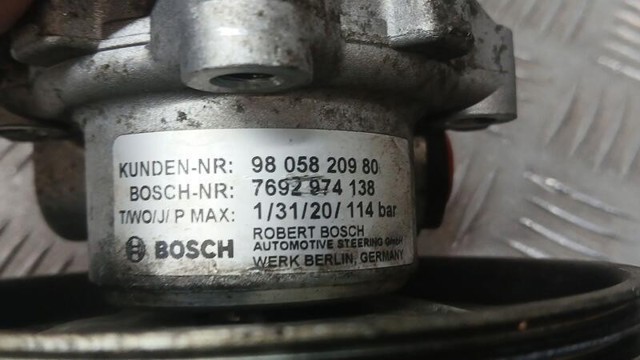 PEUGEOT 9805820980 Bomba de dirección comprar Tarragona