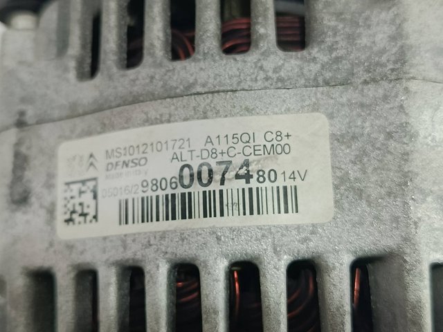 9806007480 PEUGEOT Alternador comprar Bilbao
