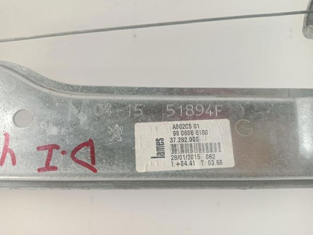 9806088180 PEUGEOT Mecanismo de elevalunas de la puerta delantera izquierda  comprar en Jaén