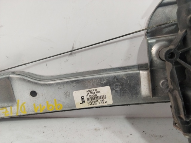 9806088180 PEUGEOT Mecanismo de elevalunas delantero izquierdo  en stock Huelva