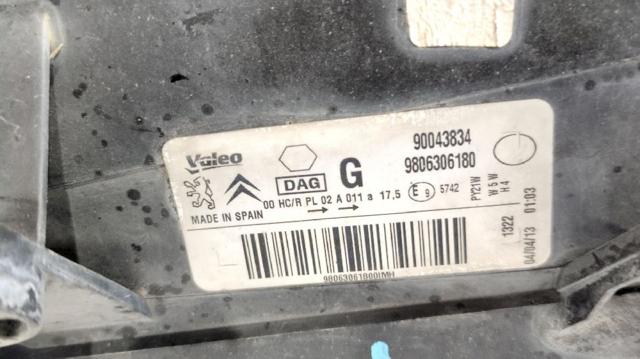 PEUGEOT 9806306180 Faro izquierdo  comprar en Albacete