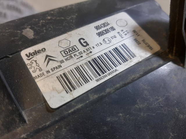 9806306180 PEUGEOT Faro izquierdo comprar Madrid