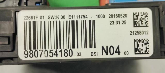 PEUGEOT 9807054180 ECU  en stock Valencia