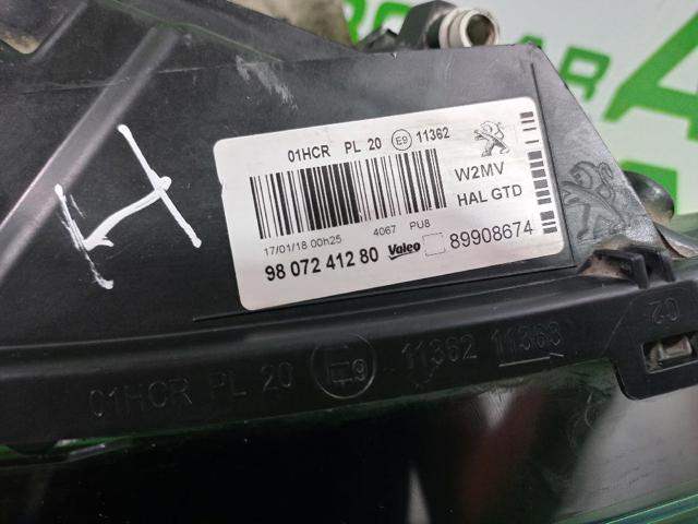 PEUGEOT 9807241280 Faro izquierdo  comprar en Ponferrada