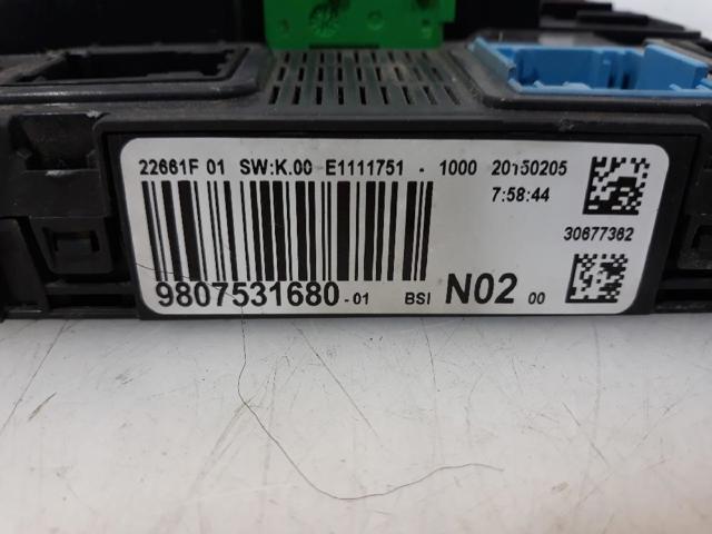 Caja de fusibles Peugeot 208 CA, CC