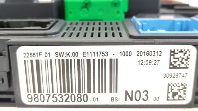 9807532080 PEUGEOT  en stock Gandía