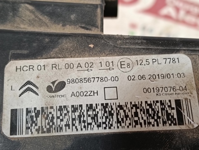 9808567780 Peugeot/Citroen