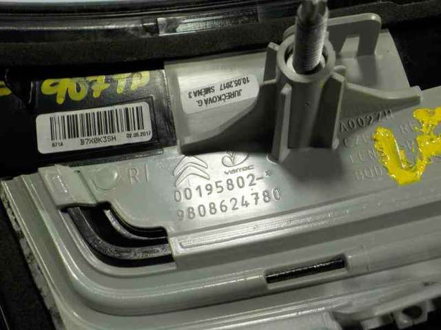 PEUGEOT 9808624780 Piloto trasero interior derecho comprar Barcelona