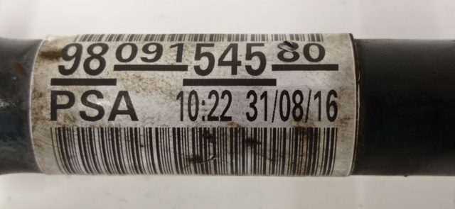 9809154580 PEUGEOT Junta homocinética interna delantera izquierda comprar Bilbao