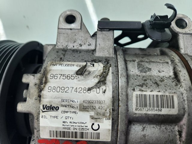 9809274280 PEUGEOT Compresor de aire acondicionado  disponible Alicante