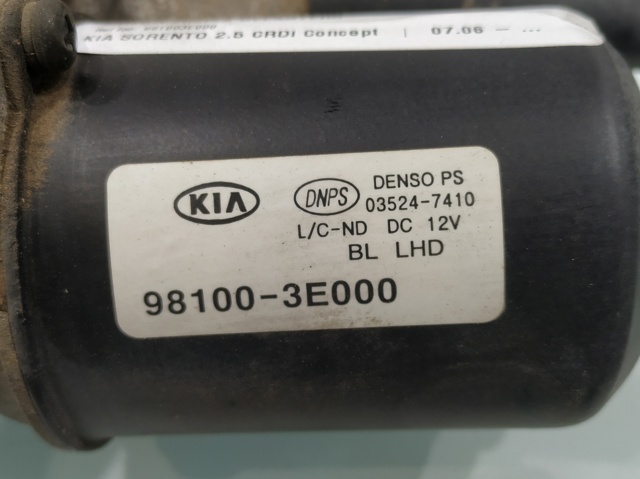 981003E000 HYUNDAI Motor del limpiaparabrisas  comprar en Lleida