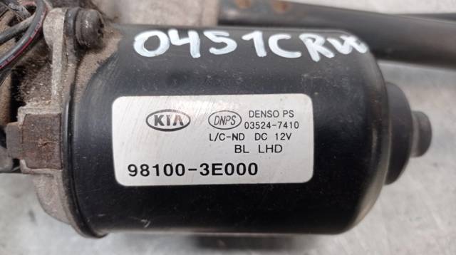 HYUNDAI 981003E000 Motor limpiaparabrisas  en stock Valencia