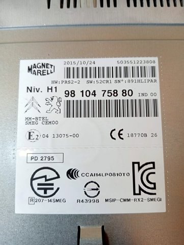 9810475880 Peugeot/Citroen