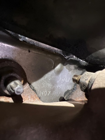 Junta de colector de escape 9810697380 PEUGEOT