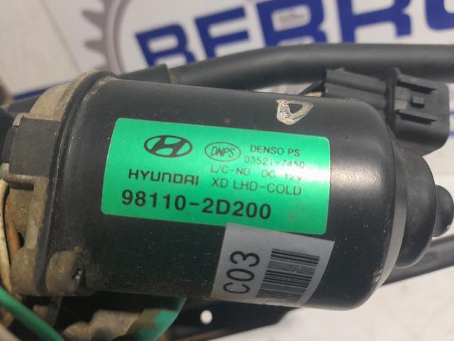 Motor del limpiaparabrisas del parabrisas 981102D200 Hyundai/Kia