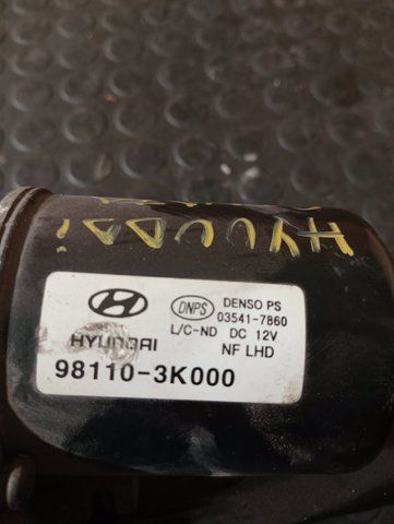 HYUNDAI 981103K000 Motor del limpiaparabrisas  disponible Lugo