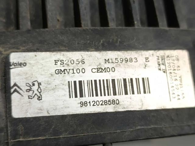 9812028580 PEUGEOT Difusor del radiador de refrigeración con motor y hélice  comprar en Oviedo
