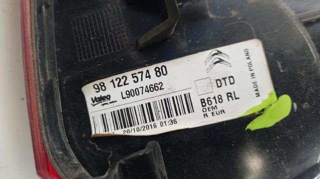 9812257480 PEUGEOT Piloto trasero derecho  comprar en Jaén