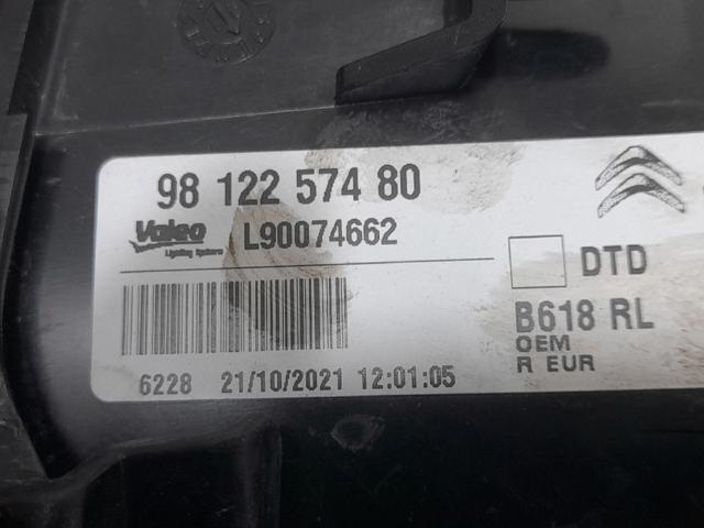 9812257480 PEUGEOT Piloto trasero derecho  comprar en Jaén