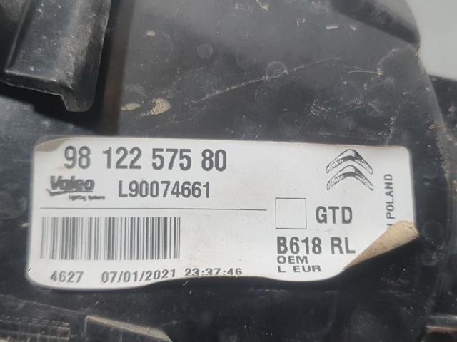 9812257580 PEUGEOT Piloto trasero izquierdo comprar Bilbao