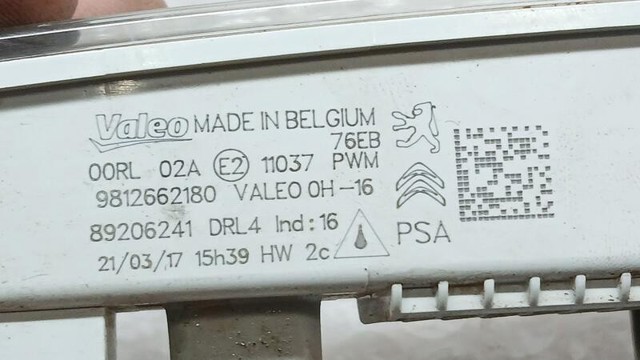 PEUGEOT 9812662180 Luz diurna  comprar en Murcia