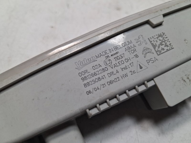 PEUGEOT 9812662280 Luz diurna  en stock Salamanca