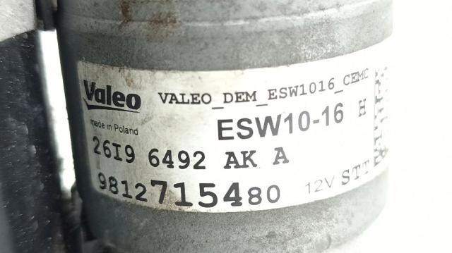 9812715480 PEUGEOT Motor de arranque  comprar en Lleida