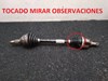 Árbol de transmisión delantero izquierdo 9812781180 PEUGEOT
