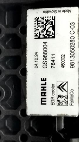 9813050280 Enfriador de recirculación de gases de escape EGR  disponible Utrera