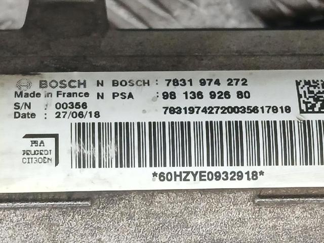 9813692680 PEUGEOT Cremallera de dirección  comprar en Jaén