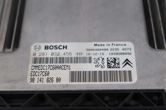 PEUGEOT 9814182680 Unidad de control del motor (ECU)  disponible Valladolid