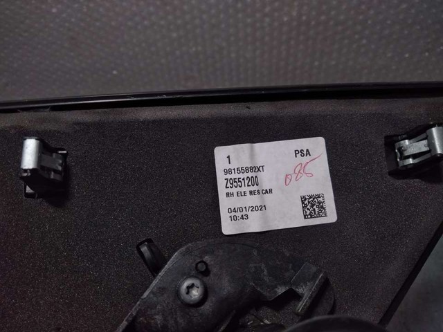 98155882XT PEUGEOT Espejo de retrovisor derecho  en stock Huelva